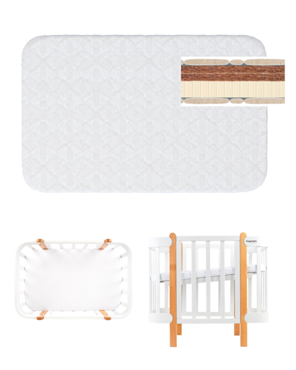 Матрац для люльки NIKA 60x95, кокос-латекс